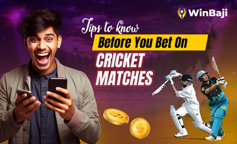 Tips To Know Before You Bet On Cricket Matches