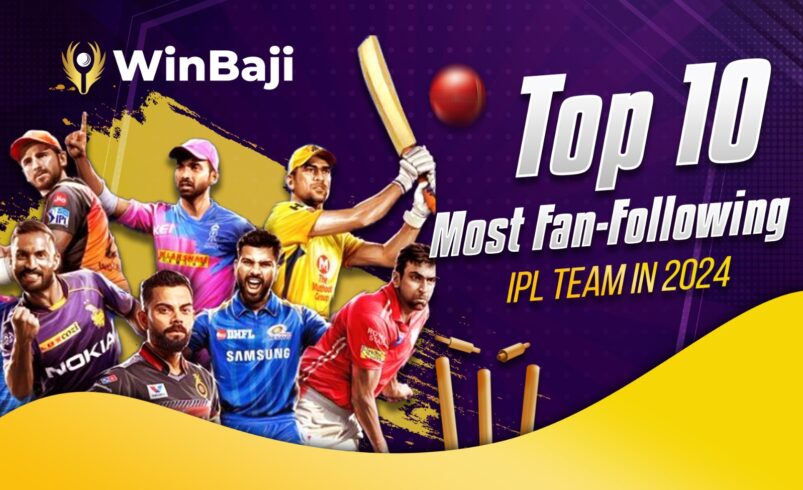 Top 10 Most Fan-Following IPL Team in 2024