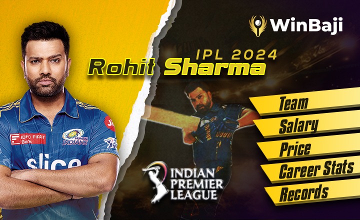 Rohit Sharma IPL 2024 Salary, Team, Price, Career Stats & Records