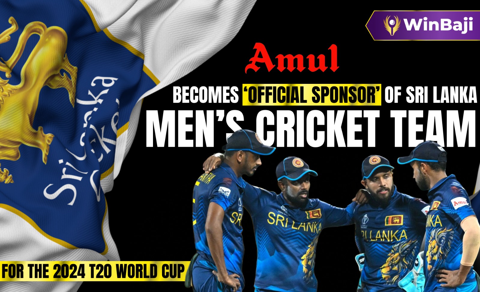 Amul Becomes ‘Official Sponsor’ of Sri Lanka Men’s Cricket Team for the 2024 T20 World Cup