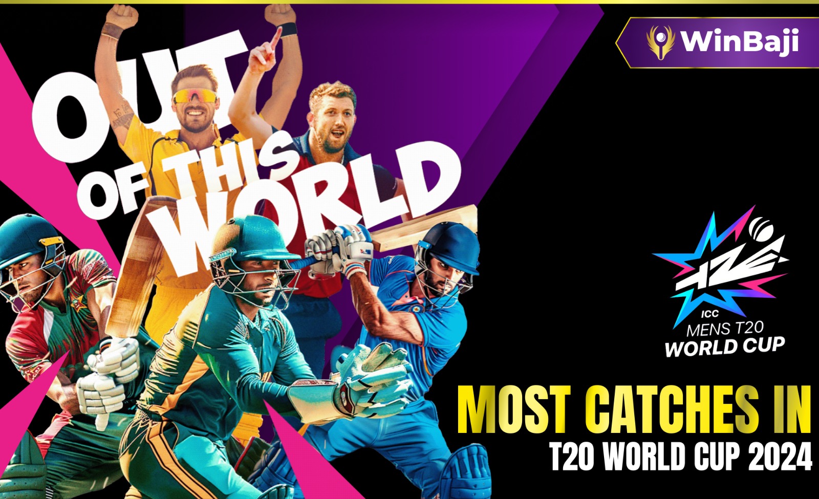 Most Catches in T20 World Cup