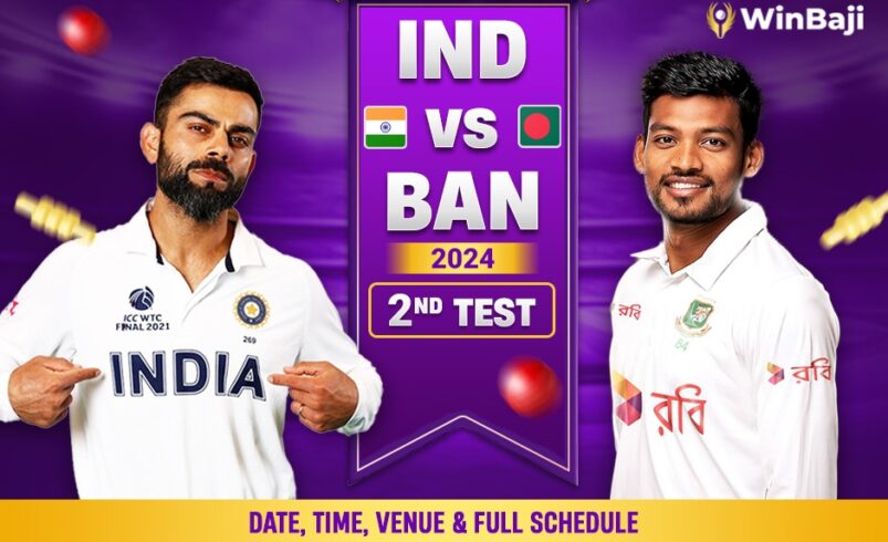 IND vs BAN 2024: 2nd Test Date, Time, Venue & Full Schedule