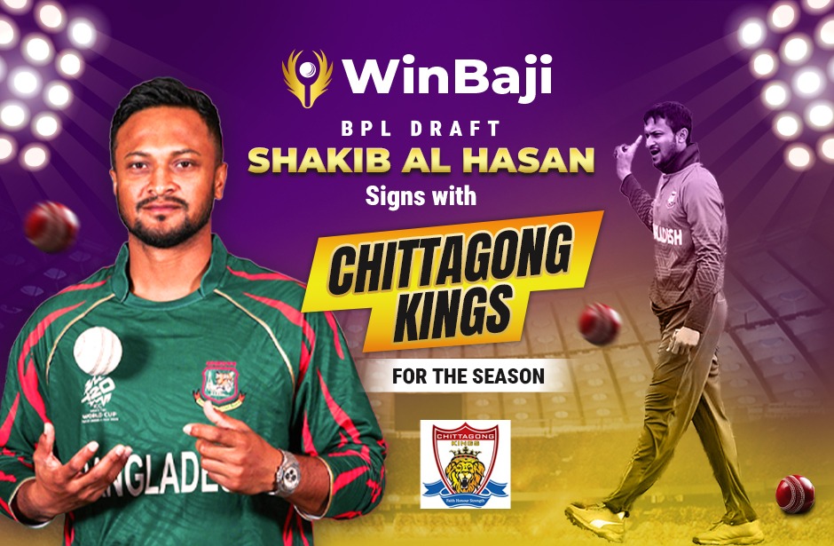 BPL : Shakib Al Hasan Signs with Chittagong Kings for the Season