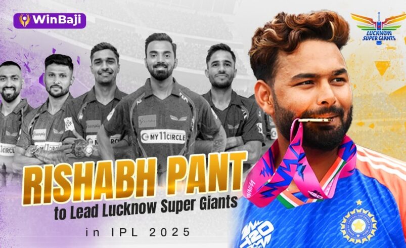 Rishabh Pant to Lead Lucknow Super Giants in IPL 2025